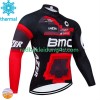 Radtrikot Winter Thermal Fleece Bmc Suisse 2024